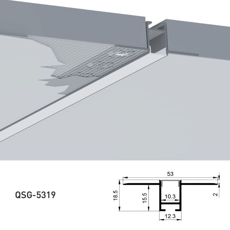 Plaster-In LED Strip Channel For Linear Lighting Plaster-In LED Strip Channel For Linear Lighting